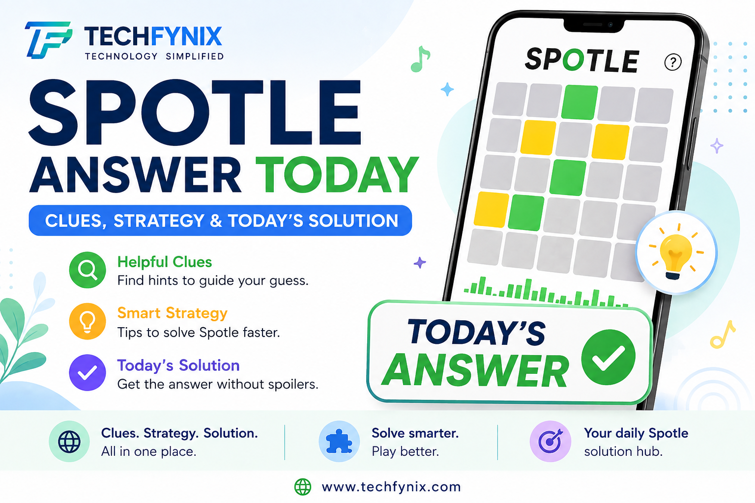 Spotle Answer Today – Clues, Strategy & Solution | Techfynix